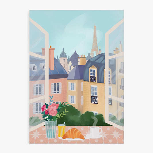 Paris Breakfast Window 30x40