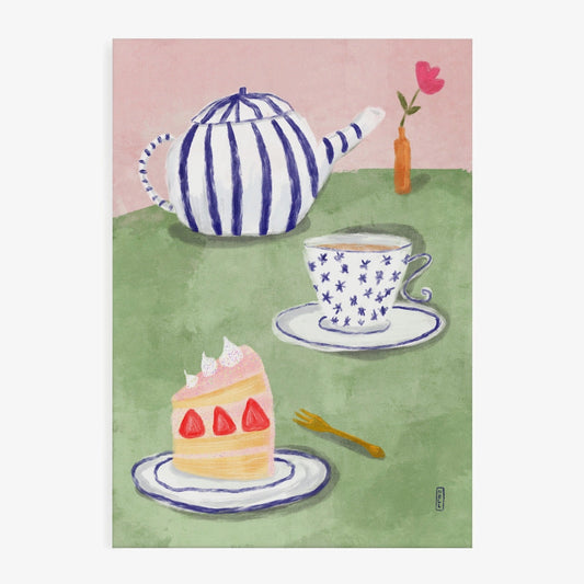 Strawberry Tea Time 30x40