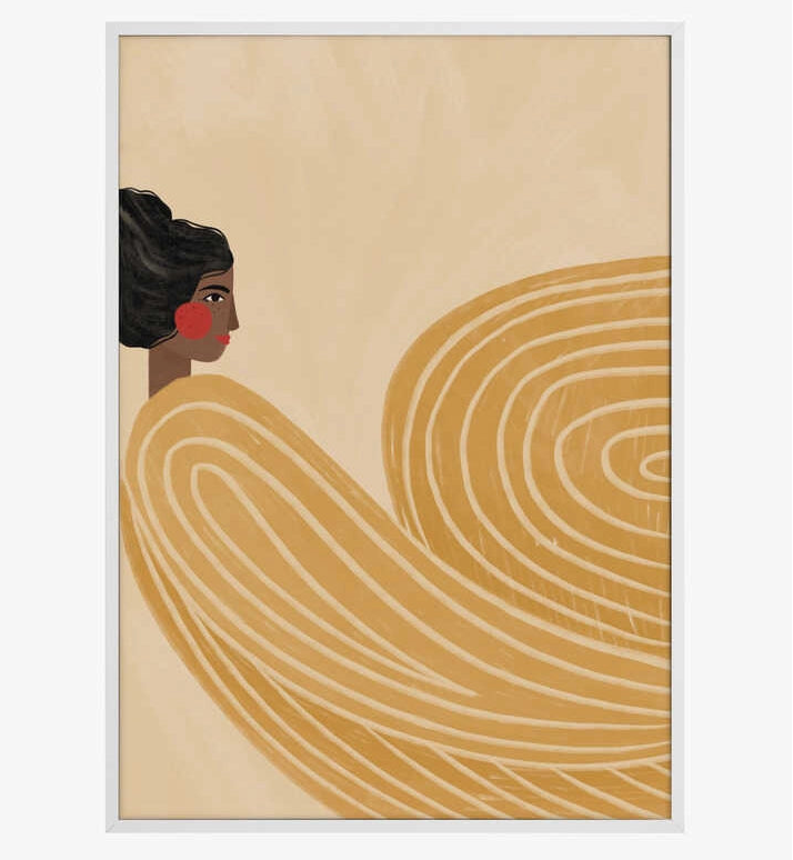 The Woman with the Yellow Stripes