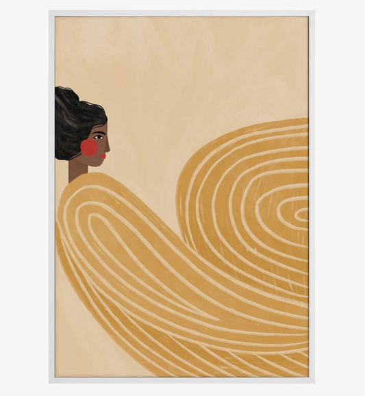 The Woman with the Yellow Stripes