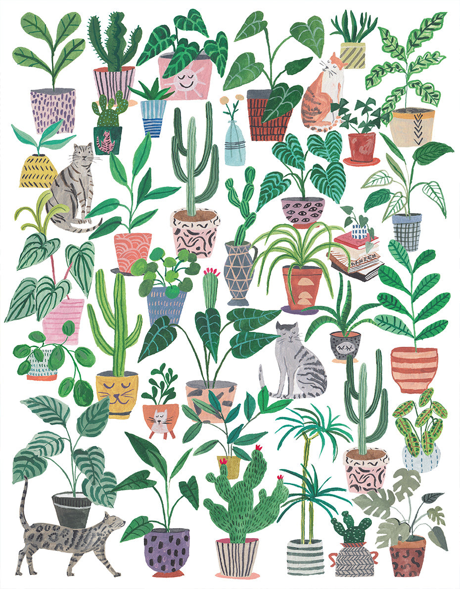 Cats and Plants 500 brikker