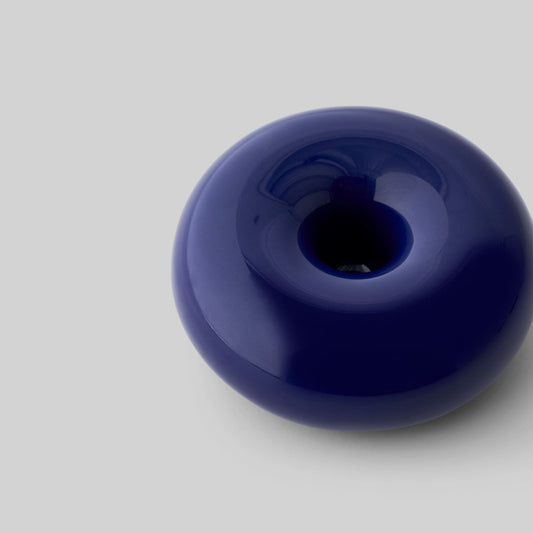 Bob Candle Holder S Dark Blue