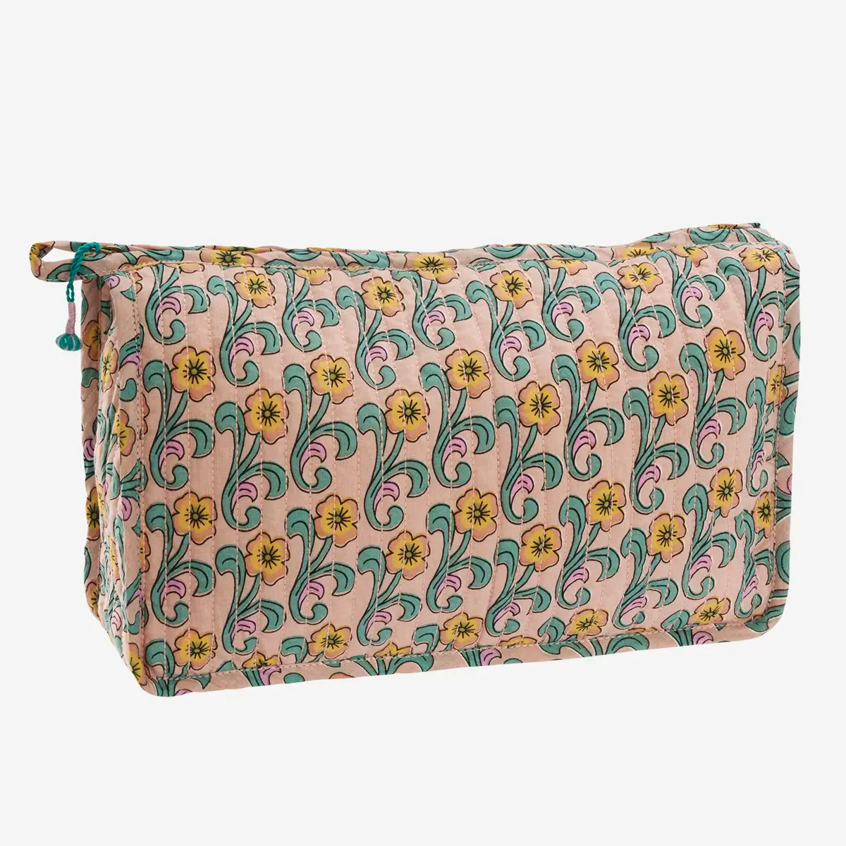 Quilted Washbag Pink