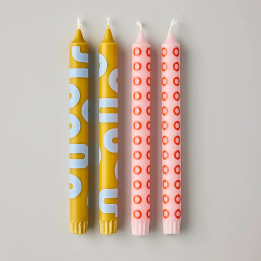 Candles Ochre/Rose